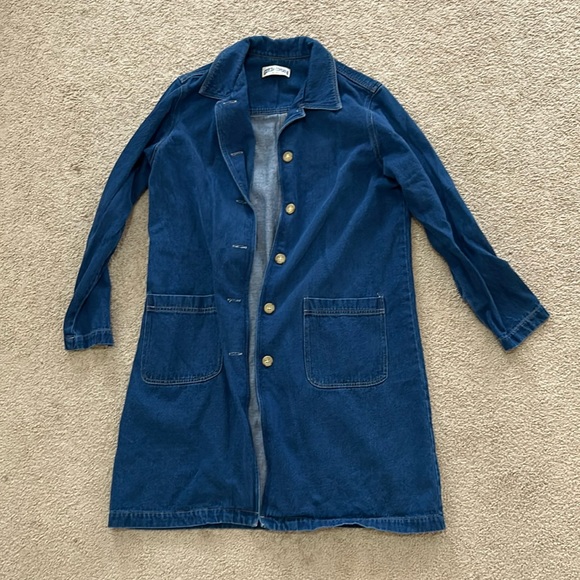 Gotcha Covered Denim Trench Coat, Vintage, Size Unknown, Perfect Condition - Picture 1 of 2